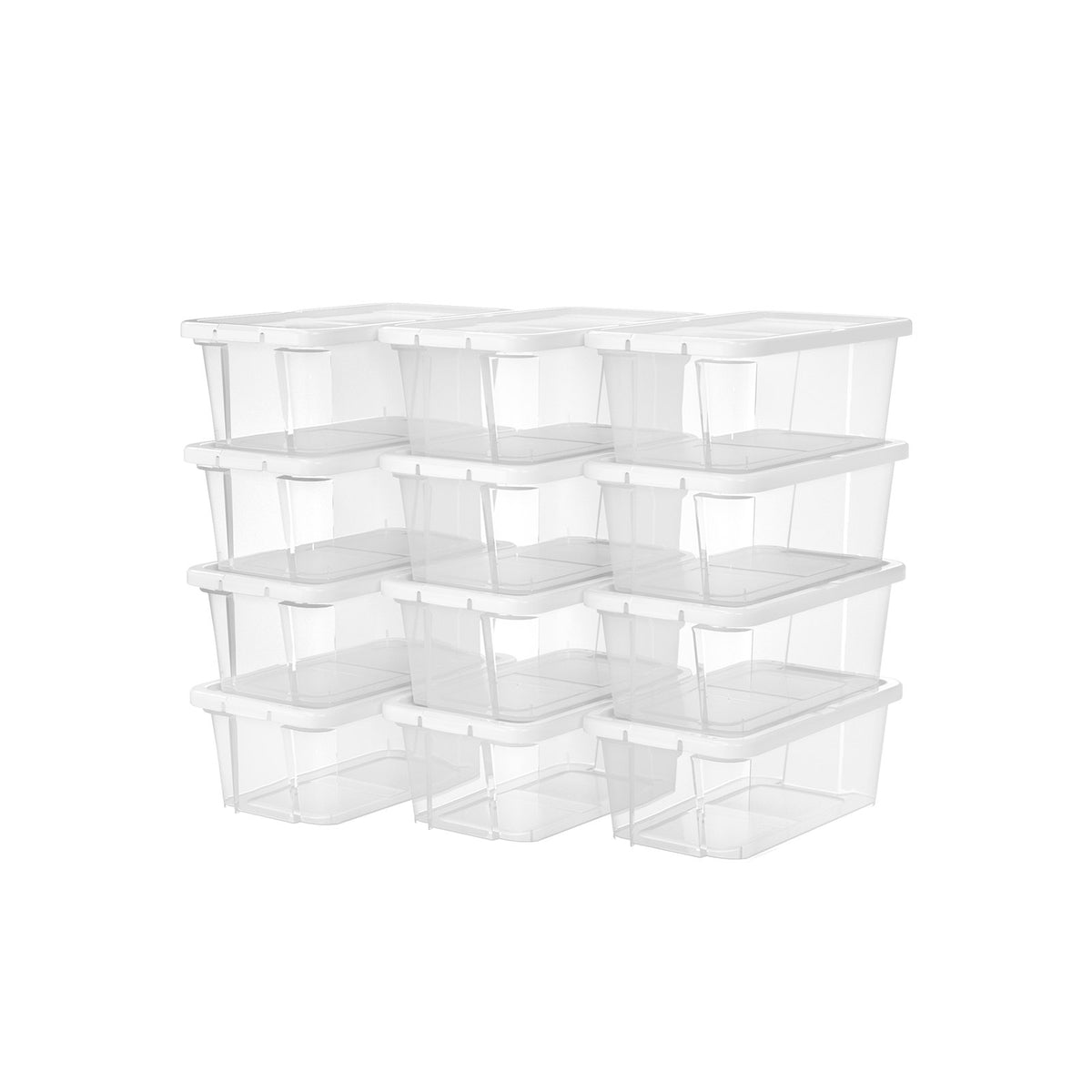 12 Boites transparent