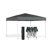 Tonnelle chapiteau pliable 3 x 3 m gris foncé