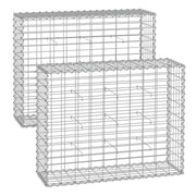 2 Gabions 100 x 80 x 30 cm