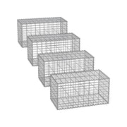 4 Gabions 100 x 50 x 50 cm