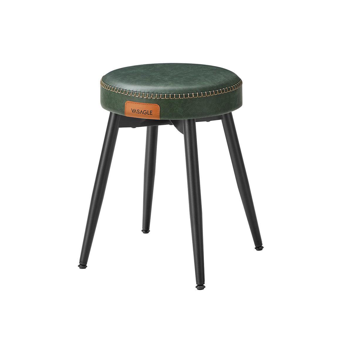 EKHO Tabouret de salle à manger moderne mi-siècle vert forêt