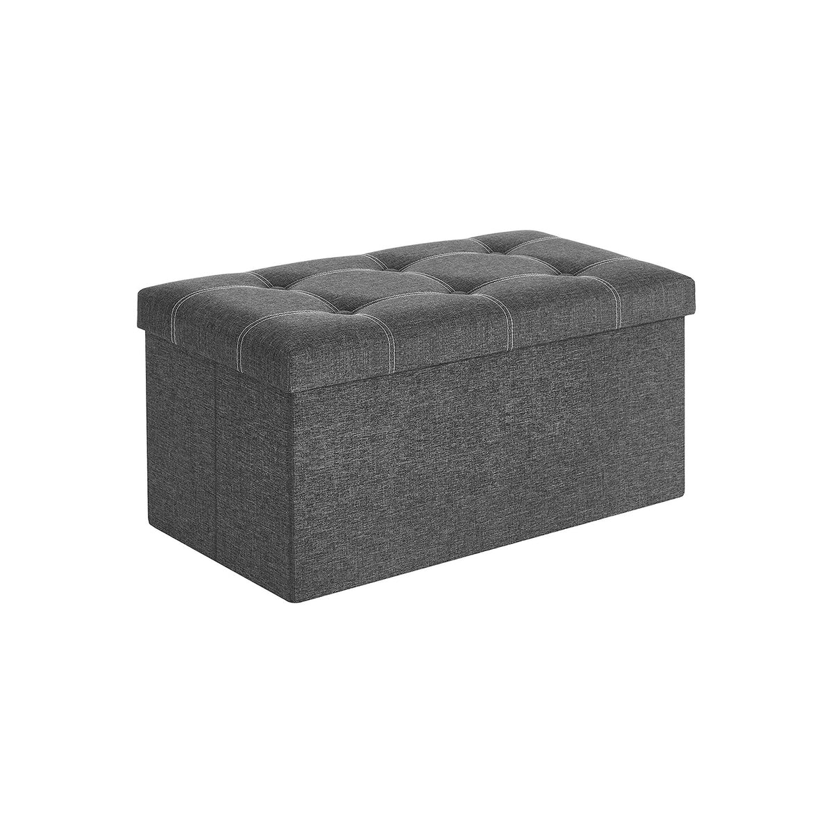 Banc rangement 80L gris foncé
