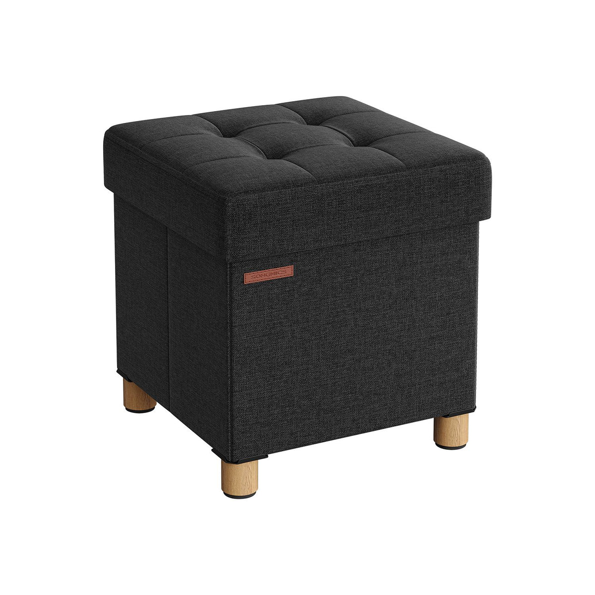 Pouf 38 x 38 x 40 cm noir