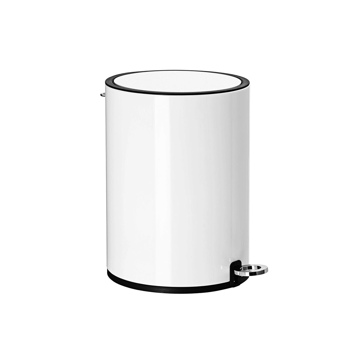 Poubelle 3L ronde blanc