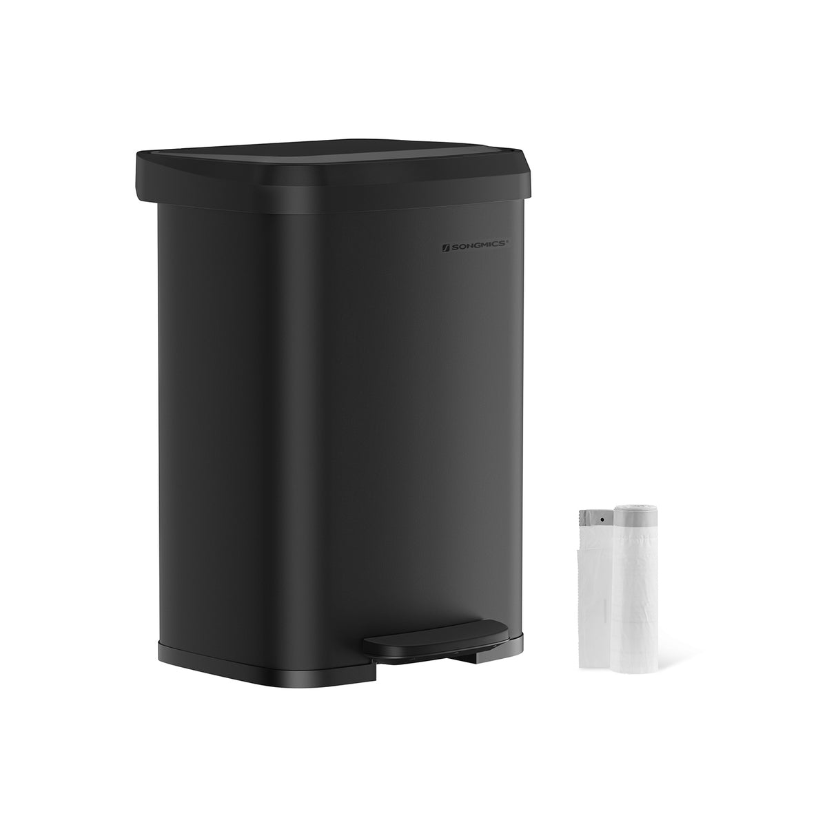 Poubelle de cuisine 50L noir