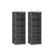 2 Étagères suspendues pliable gris