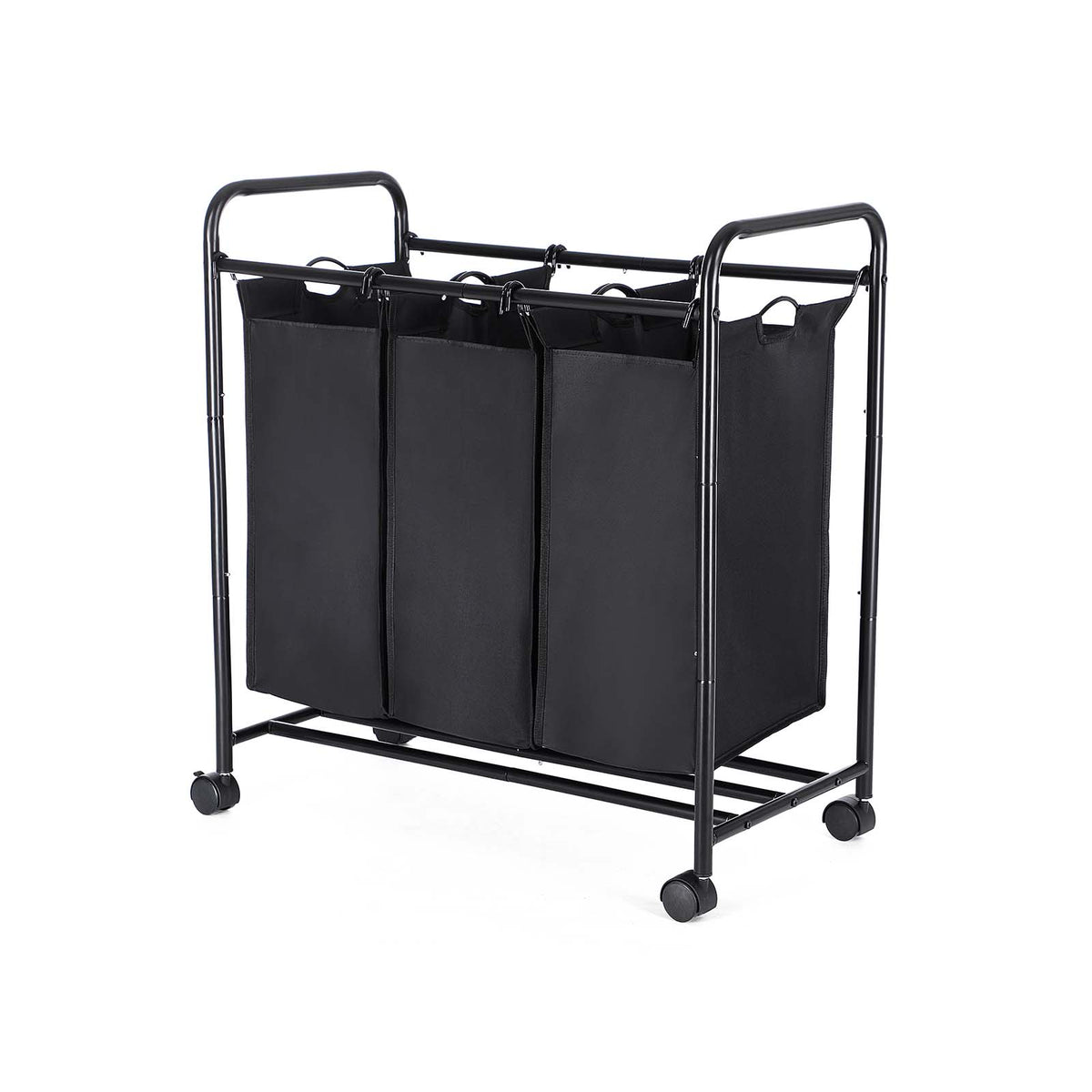 Chariot à linge XL noir