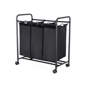 Chariot à linge XL noir
