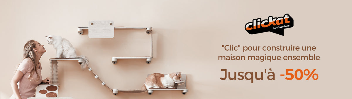 Feandrea Clickat | Arbres à chat muraux modulables & modernes